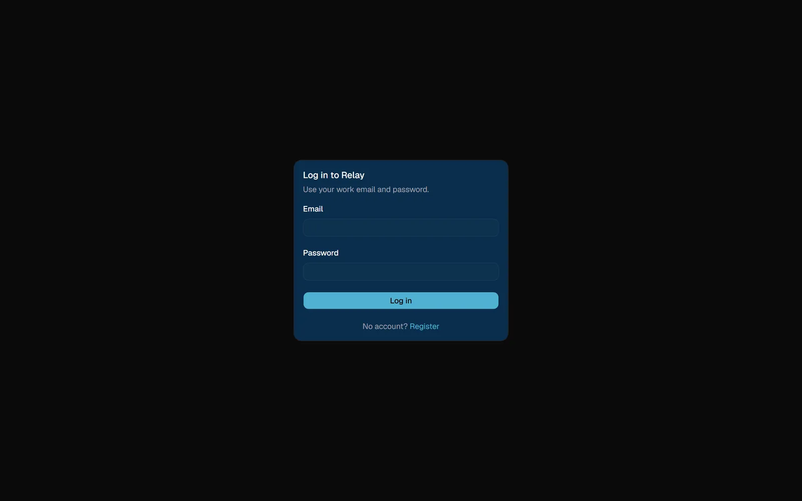 Relay screenshot